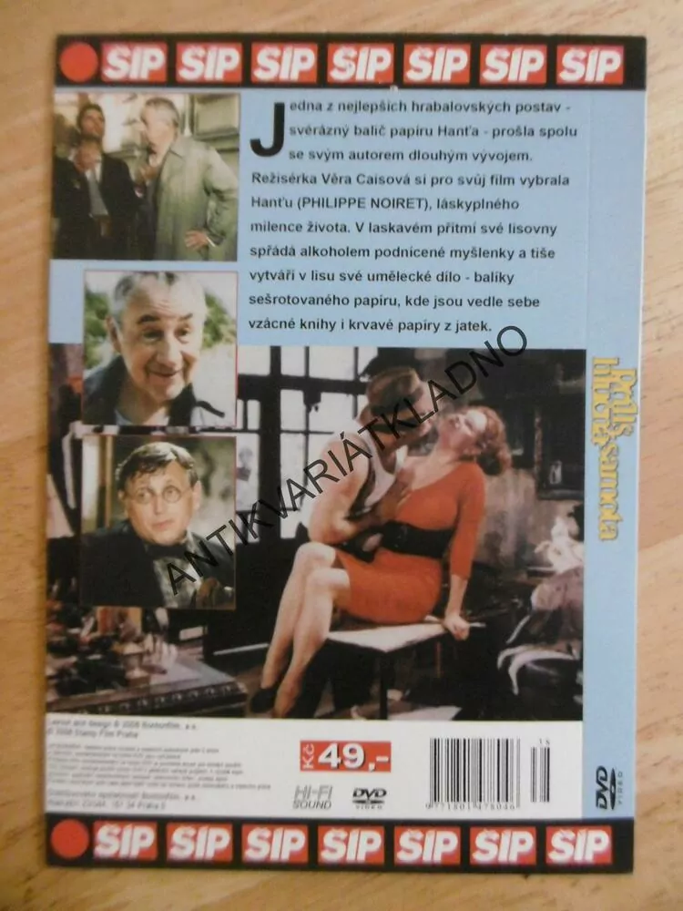 PŘÍLIŠ HLUČNÁ SAMOTA, DVD FILM