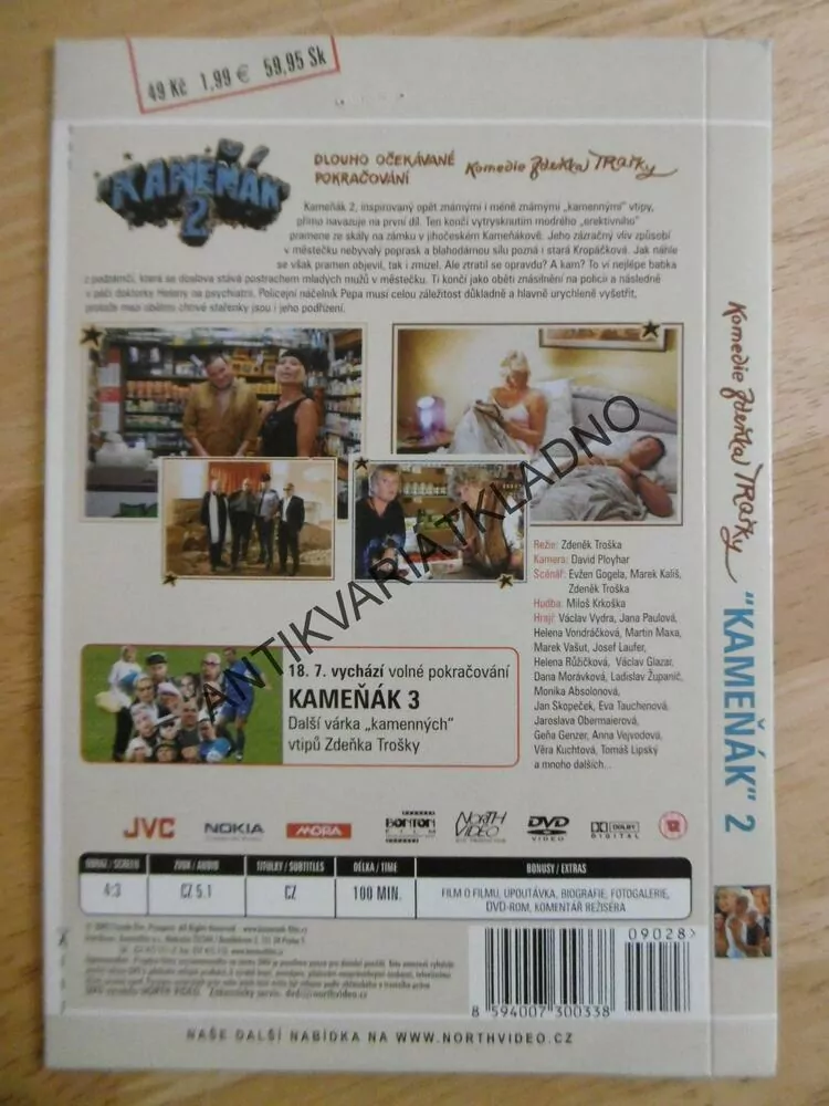 KAMEŇÁK 2., DVD FILM KOMEDIE