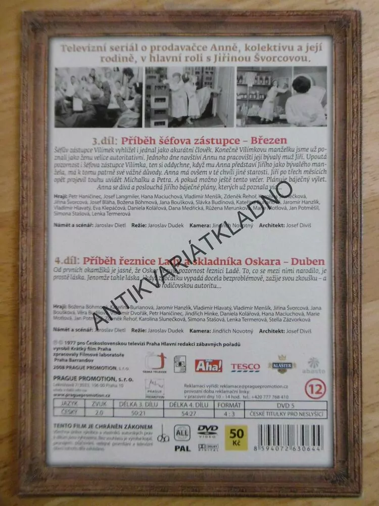 ŽENA ZA PULTEM, 3. A 4. DÍL, DVD FILM
