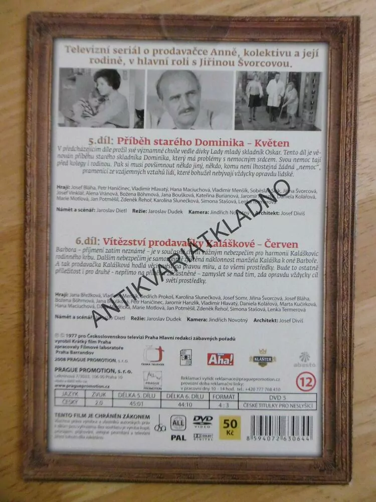 ŽENA ZA PULTEM, 5. A 6. DÍL, DVD FILM