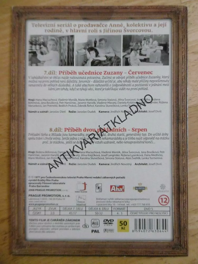 ŽENA ZA PULTEM, 7. A 8. DÍL, DVD FILM