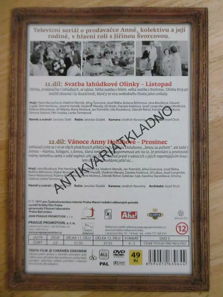 ŽENA ZA PULTEM, 11. A 12. DÍL, DVD FILM