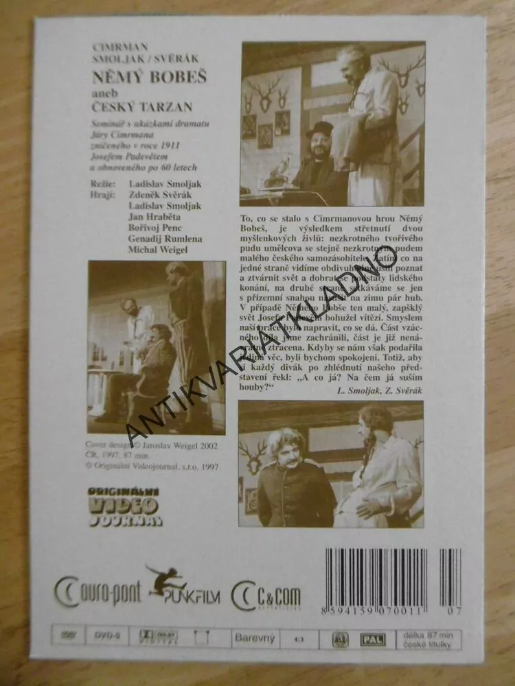 NĚMÝ BOBEŠ, DIVADLO JÁRY CIMRMANA, DVD FILM