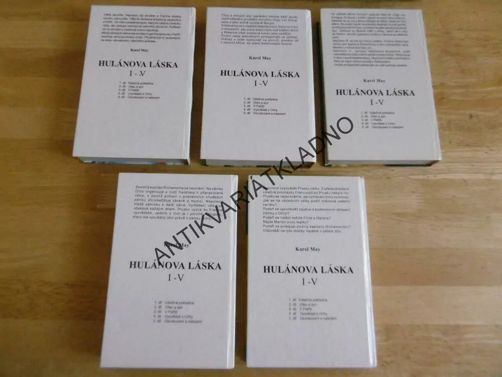HULÁNOVA LÁSKA, 1-5, KAREL MAY, **an