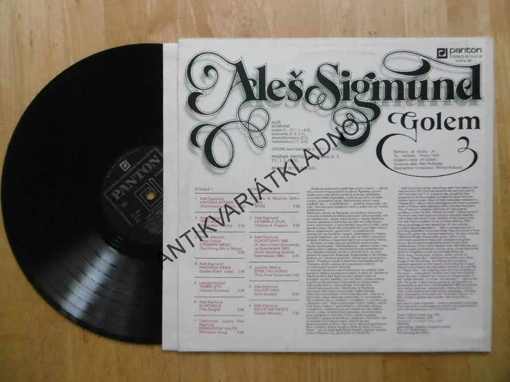 ALEŠ SIGMUND, TÉMĚŘ LÉTO, lp