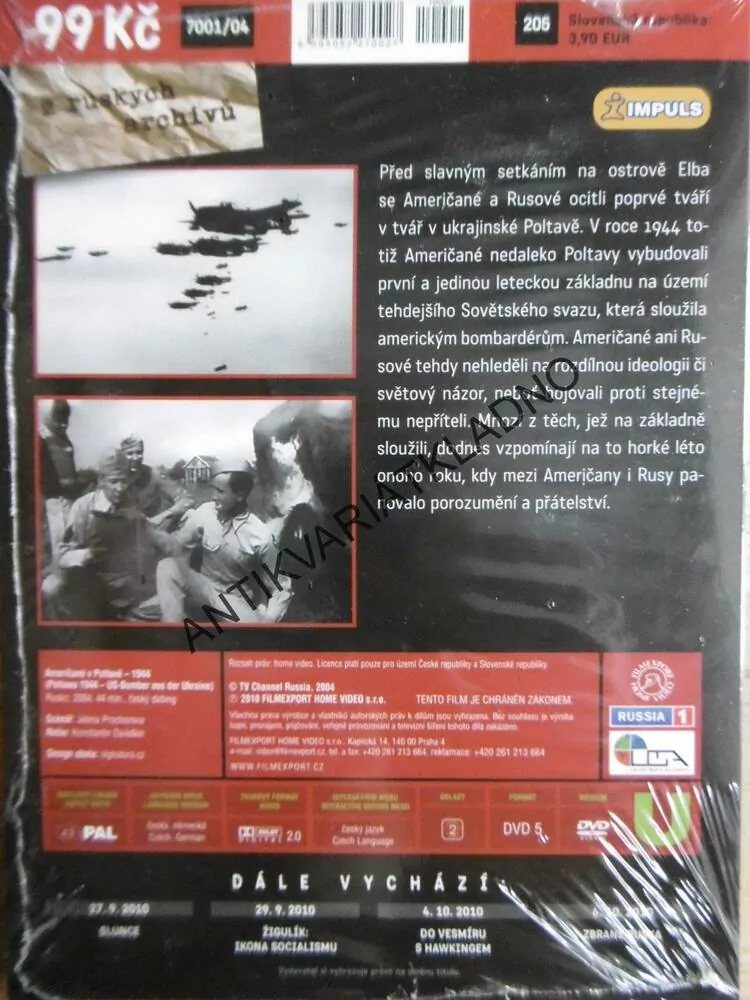 AMERIČANÉ V POLTAVĚ 1944, DOKUMENT DVD FILM 2.SVĚT.VÁLKA,