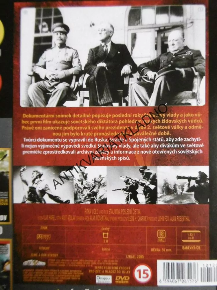 STALINOVA POSLEDNÍ ČISTKA, DOKUMENT DVD FILM 2.SVĚT.VÁLKA,