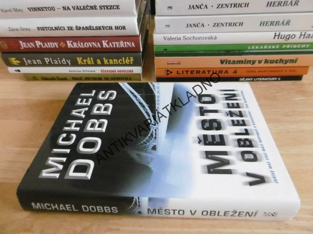 MĚSTO V OBLEŽENÍ, MICHAEL DOBBS, **an