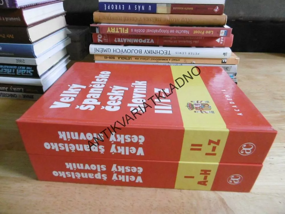 VELKÝ ŠPANĚLSKO ČESKÝ SLOVNÍK I/A-H, II/I-Z, **an