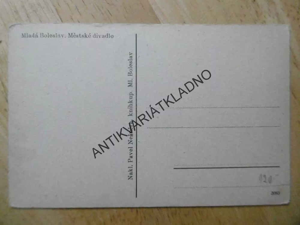 MLADÁ BOLESLAV, MĚSTSKÉ DIVADLO, OKRES MLADÁ BOLESLAV