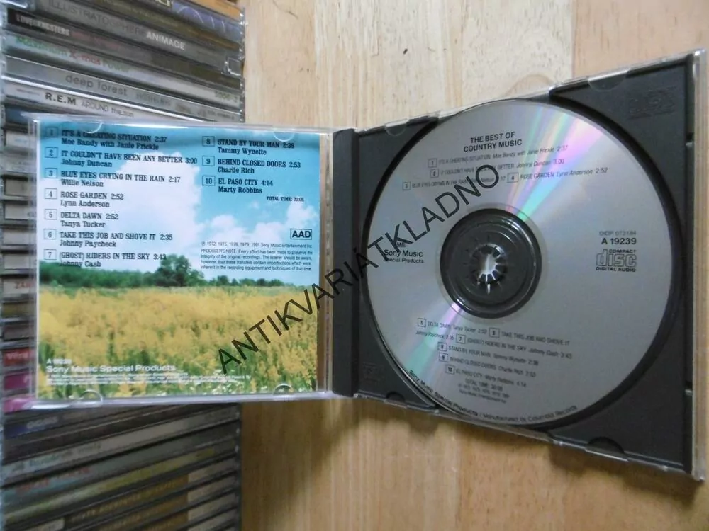 THE BEST OF COUNTRY MUSIC, CD HUDBA
