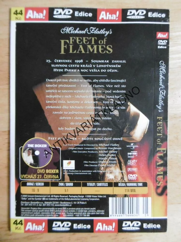 MICHAEL FLATLEY'S FEET OF FAMES, DVD FILM