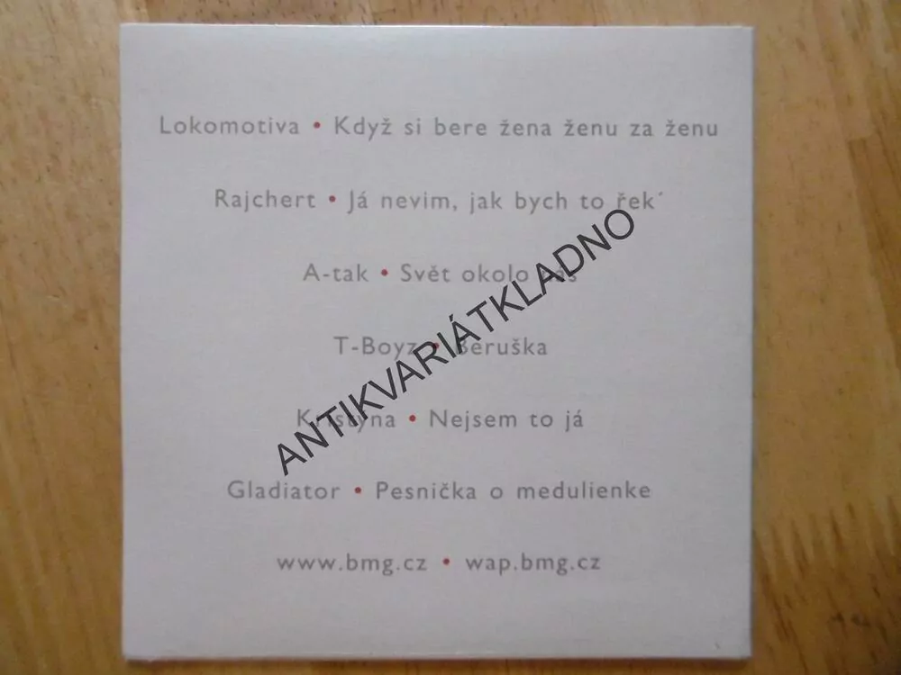SOUBOR PÍSNÍ, CD HUDBA
