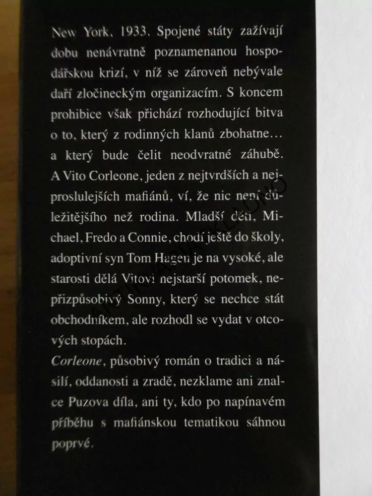 CORLEONE, MARIO PUZO, ED FALCO, **an