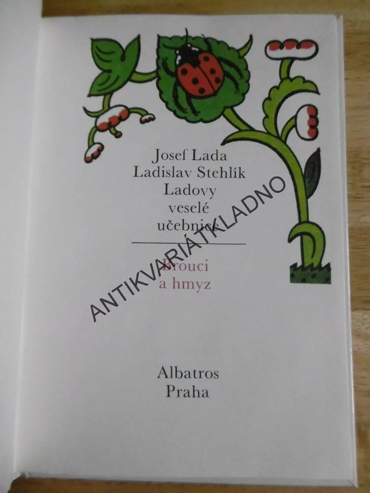 BROUCI A HMYZ, LADOVY VESELÉ UČEBNICE, LADA, STEHLÍK, **an