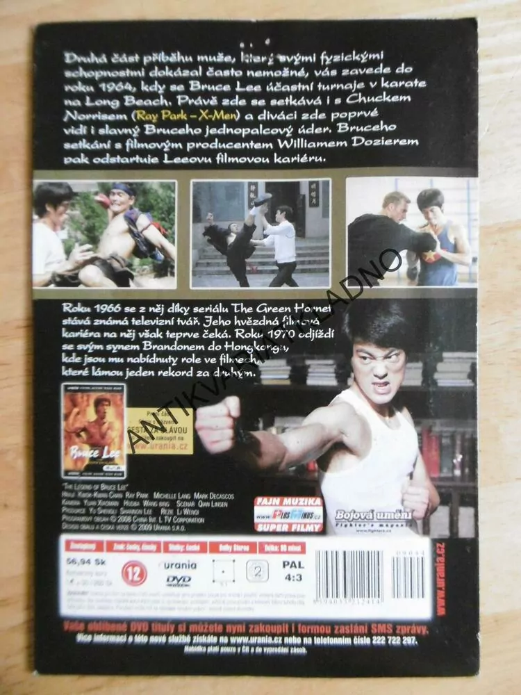 LEGENDA JMÉNEM BRUCE LEE, 2. ČAST OCELOVÁ PĚST, DVD FILM