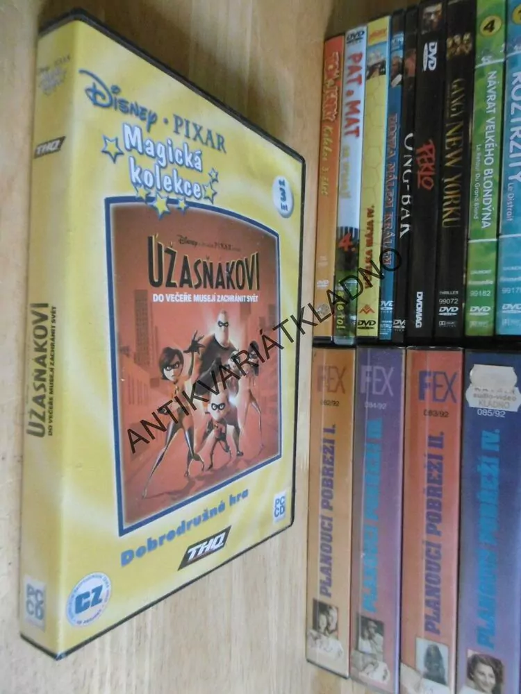 ÚŽASŇÁKOVI, DISNEY, DVD FILM