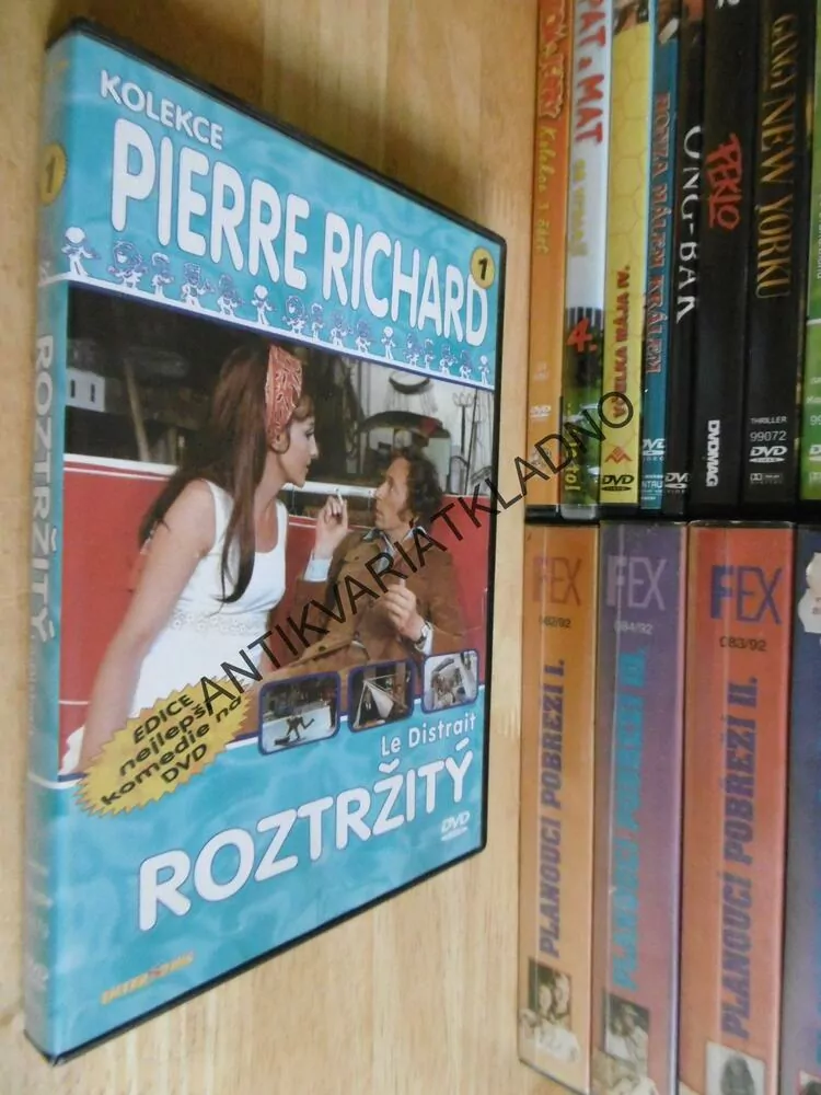 ROZTRŽITÝ, PIERRE RICHARD, DVD FILM