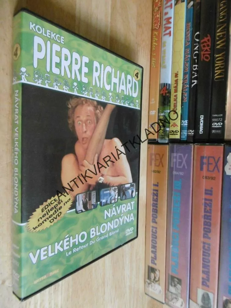 NÁVRAT VELKÉHO BLONDÝNA, PIERRE RICHARD, DVD FILM