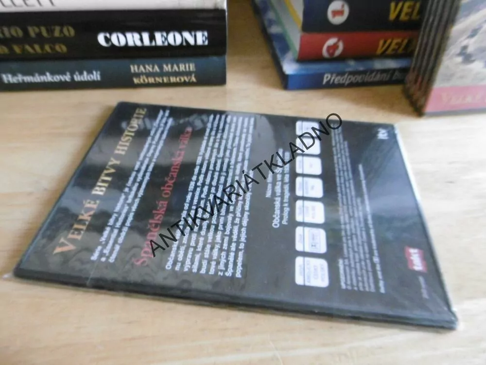 ŠPANĚLSKÁ OBČANSKÁ VÁLKA 1936-1939, VELKÉ BITVY HISTORIE, DVD FILM VÁLKA