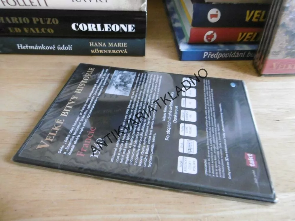 FRANCIE 1940, VELKÉ BITVY HISTORIE, DVD FILM VÁLKA