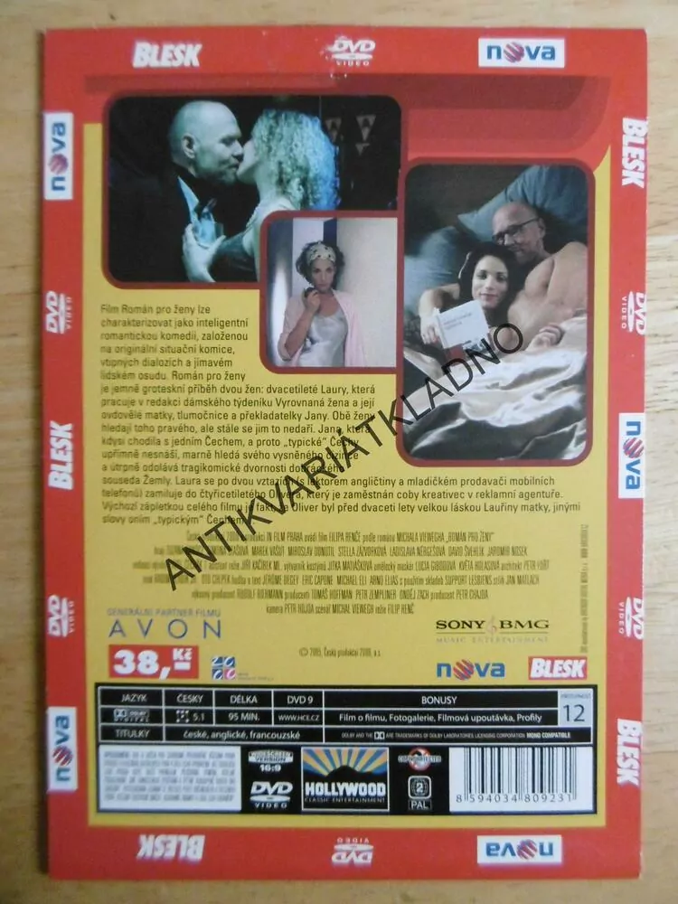 ROMÁN PRO ŽENY, DVD FILM