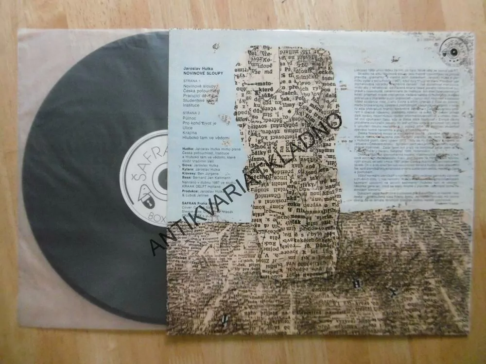JAROSLAV HUTKA, NOVINOVÉ SLOUPY, LP