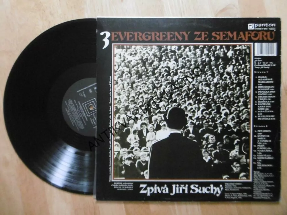 3 EVERGREENY ZE SEMAFORU, ZPÍVÁ JIŘÍ SUCHÝ, LP