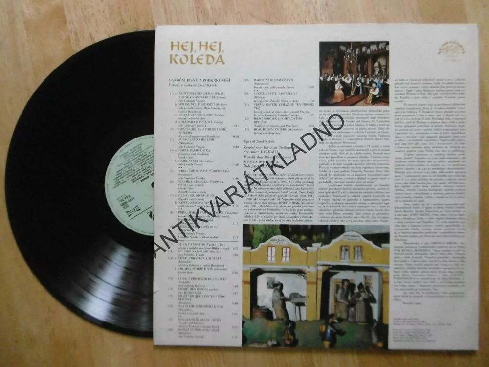 HEJ, HEJ, KOLEDA, VÁNOČNÍ PÍSNĚ Z PODKRKONOŠÍ, MUSICA BOHEMICA, LP