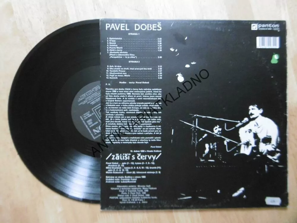 PAVEL DOBEŠ, ZÁTIŠÍ S ČERVY, LP