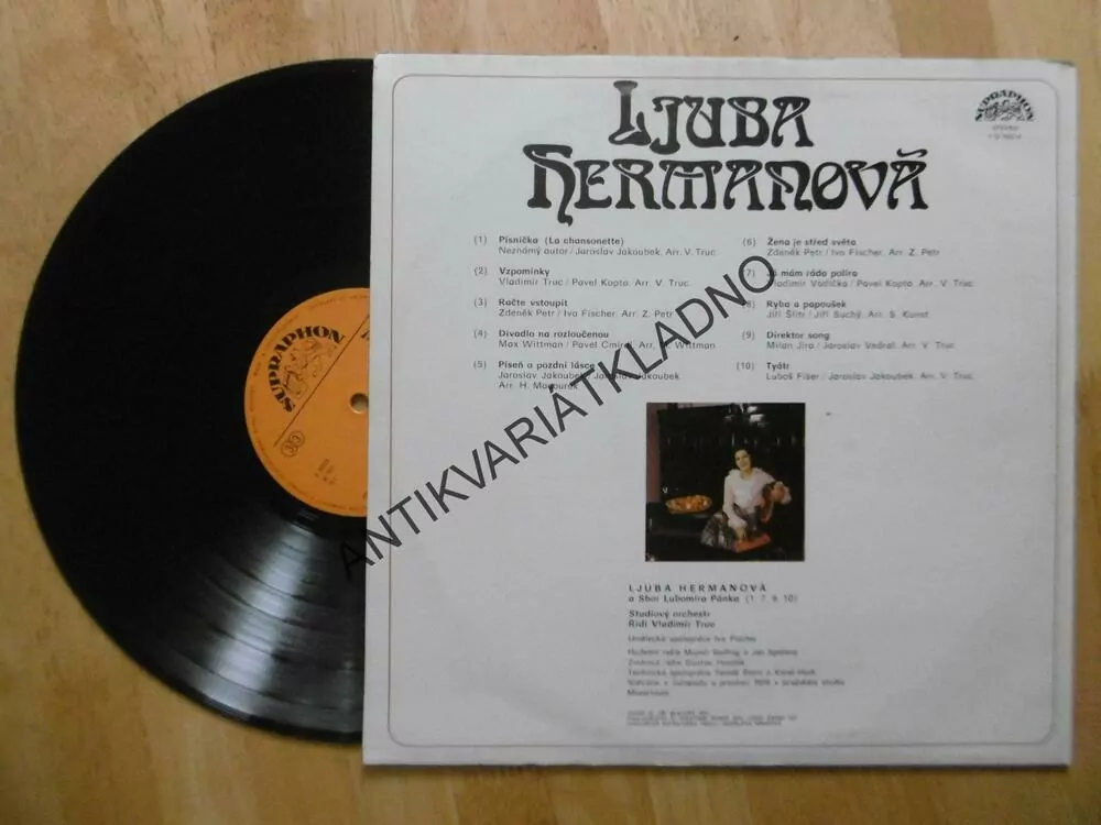 LJUBA HERMANOVÁ, VZPOMÍNKY, TYÁTR A DALŠÍ, LP