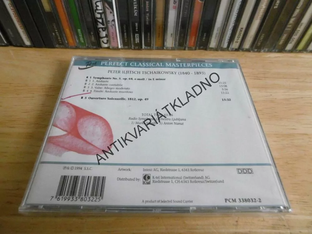 PETR ILJIČ ČAJKOVSKIJ, SYMFONIE Č. 5 A DALŠÍ, CD HUDBA
