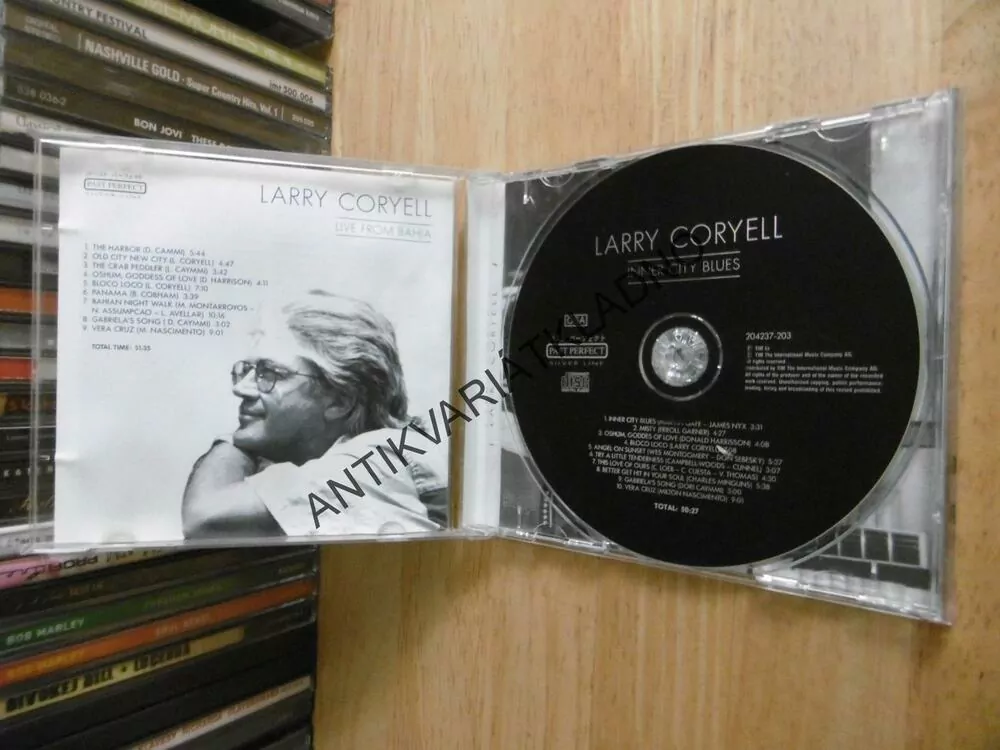 LARRY CORYELL, LIVE FROM BAHIA, CD HUDBA