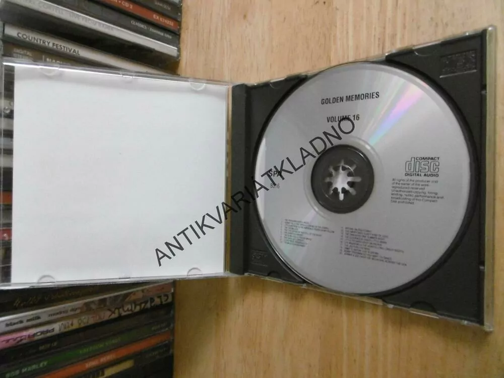 GOLDEN MEMORIES, VOLUME 16, VÝBĚR, CD HUDBA