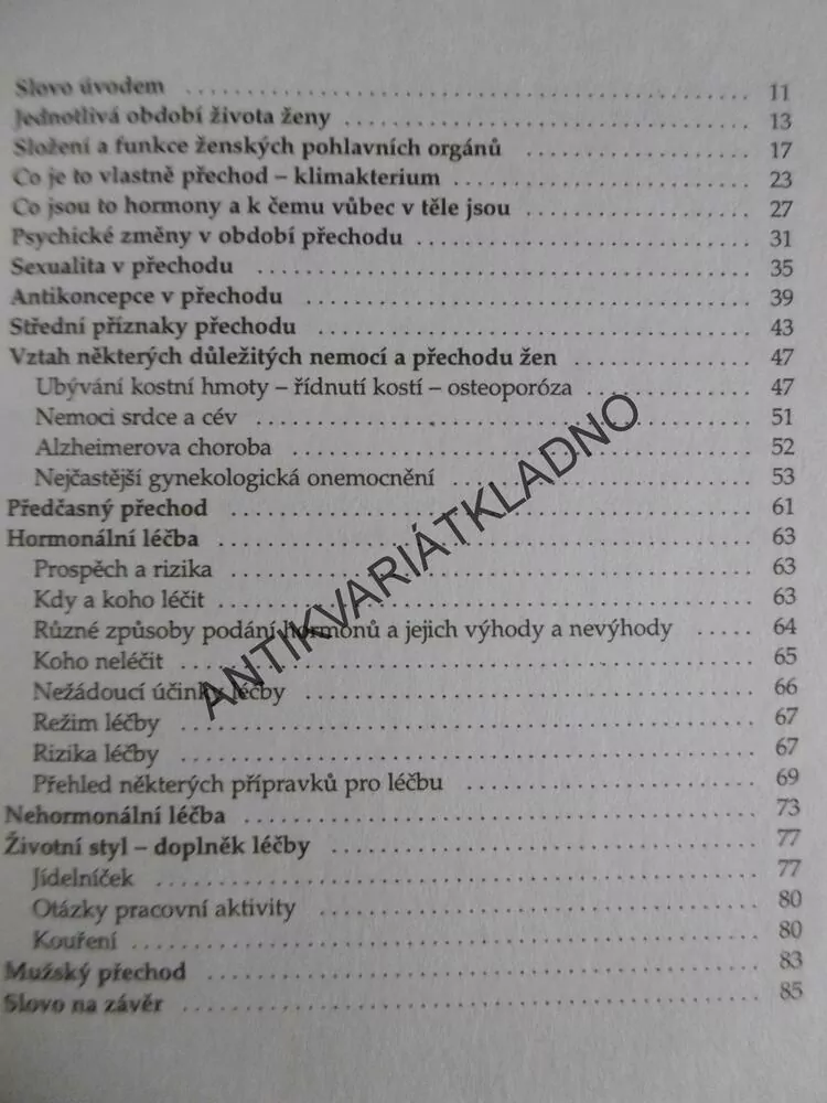 ŽENA V PŘECHODU ANEB ŽENOU PO CELÝ ŽIVOT, JENÍČEK 