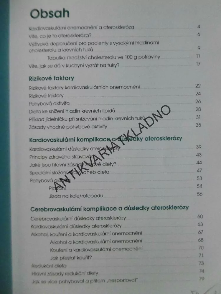 VÍTE JAK NA ATEROSKLERÓZU? **an