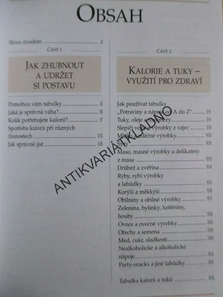 KALORIE A TUKY, ŠEST NÁSTRAH VÝMĚNY LÁTKOVÉ