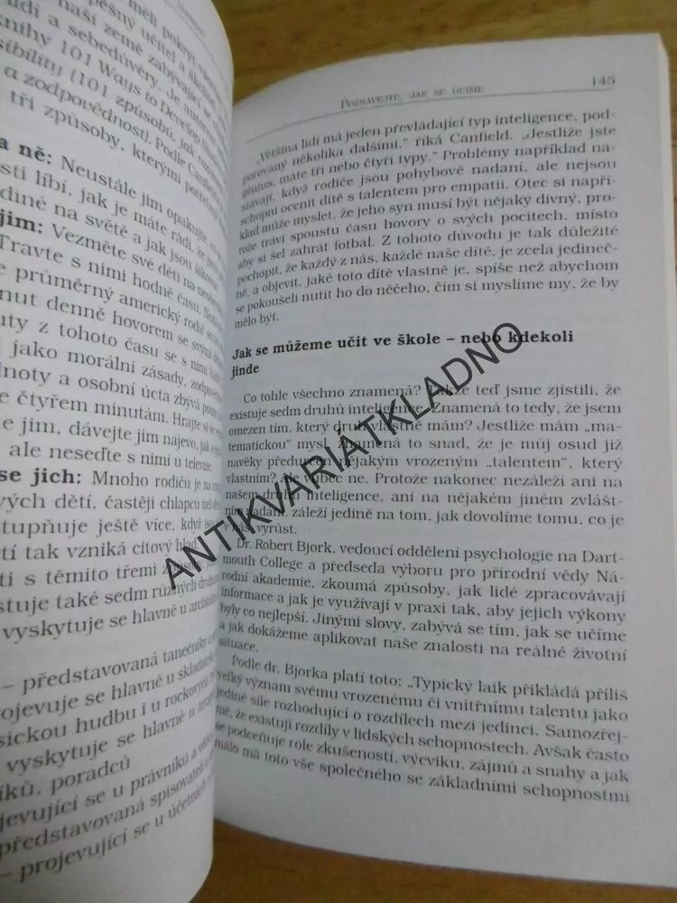 NEVYBROUŠENÝ DIAMANT, FARBER, PSYCHOLOGIE