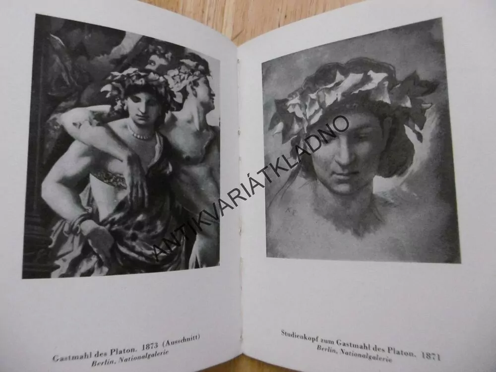 ANSELM FEUERBACH, NĚMECKY, 60 OBRÁZKŮ + TEXT,