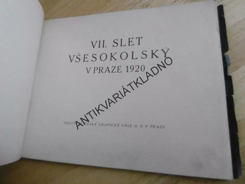 SLET VŠESOKOLSKÝ, PRAHA 1920, SOKOL, SPORT