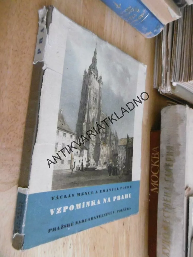 VZPOMÍNKA NA PRAHU, VÁCLAV MENCL, EMANUEL POCHE, 1949, **an