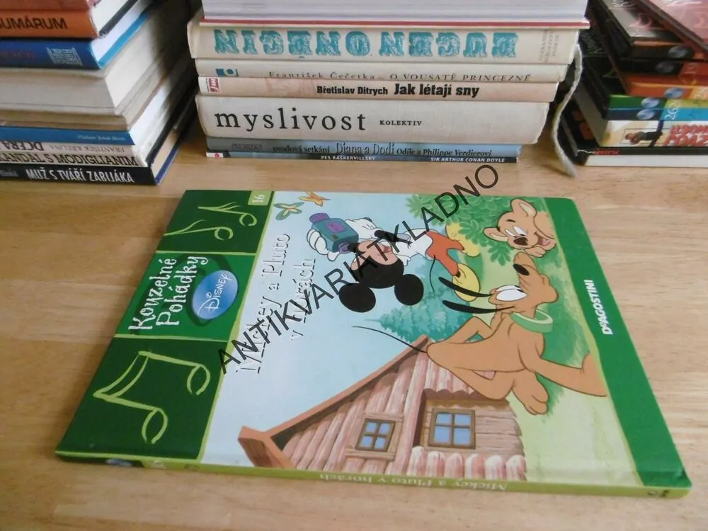 MICKEY A PLUTO NA HORÁCH, MICKEY MOUSE, WALT DISNEY, BEZ CD, **an
