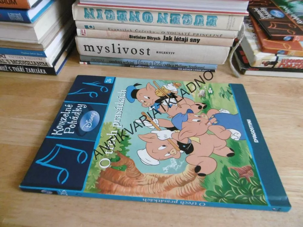 O TŘECH PRASÁTKÁCH, WALT DISNEY, BEZ CD, **an