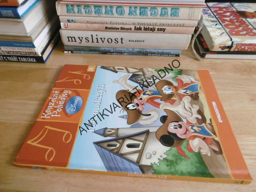TŘI MUŠKETÝŘI, WALT DISNEY, BEZ CD, **an
