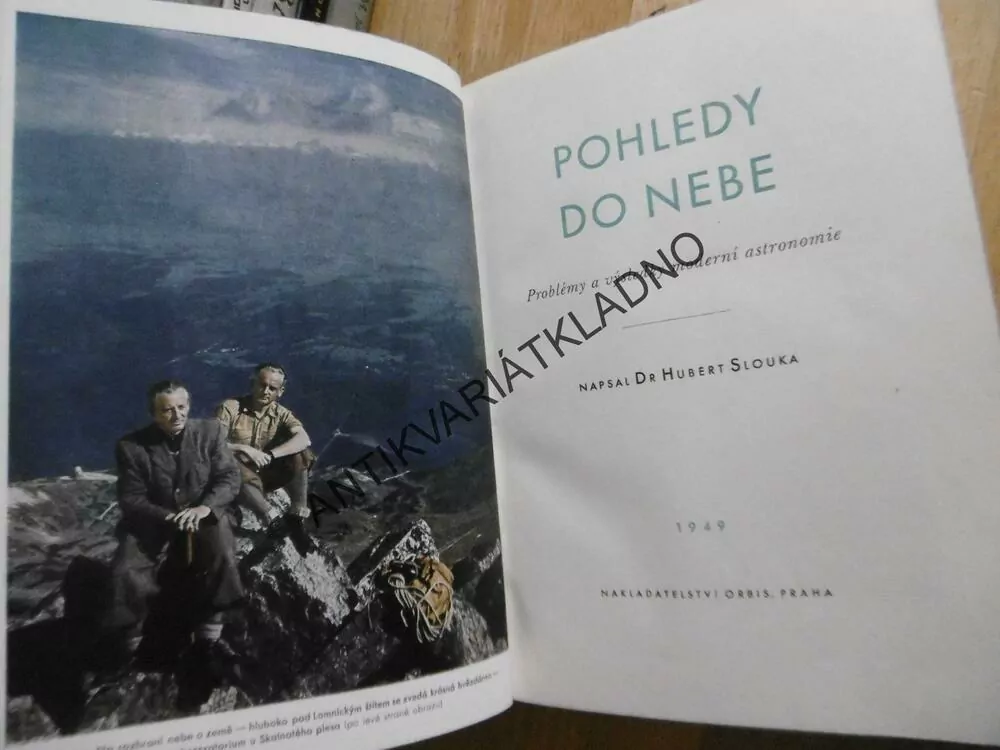 POHLEDY DO NEBE, HUBERT SLOUKA, ASTRONOMIE, **an