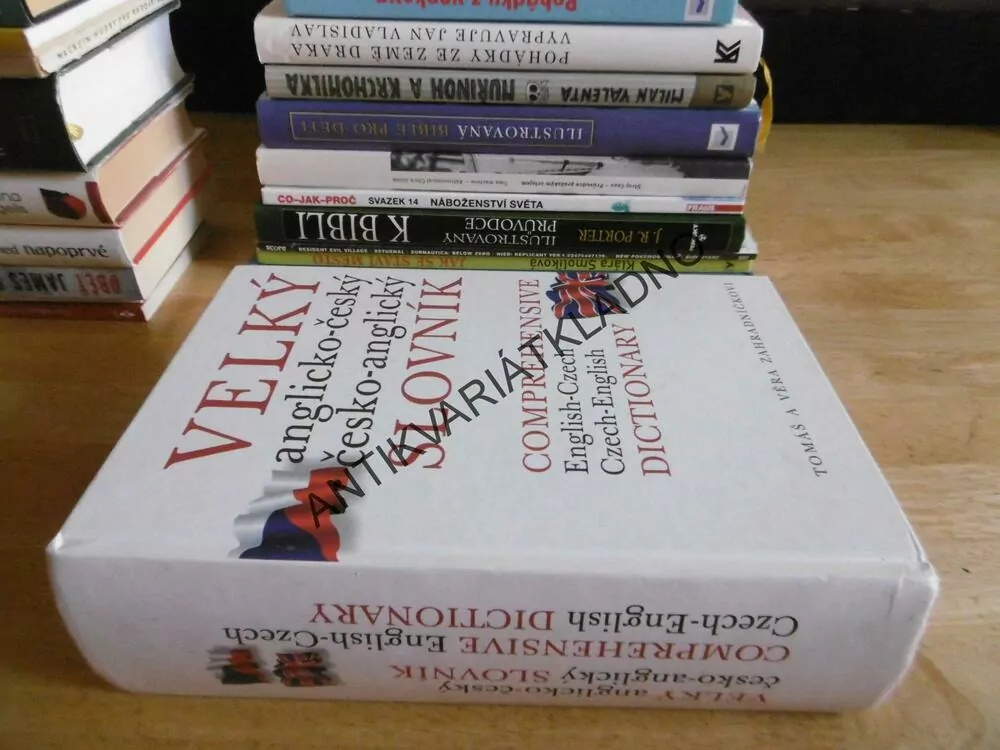 VELKÝ ANGLICKO-ČESKÝ A ČESKO-ANGLICKÝ SLOVNÍK, TOMÁŠ A VĚRA ZAHRADNÍČKOVI, **an