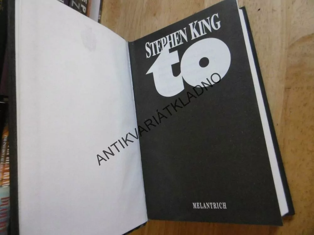 TO, STEPHEN KING, **an