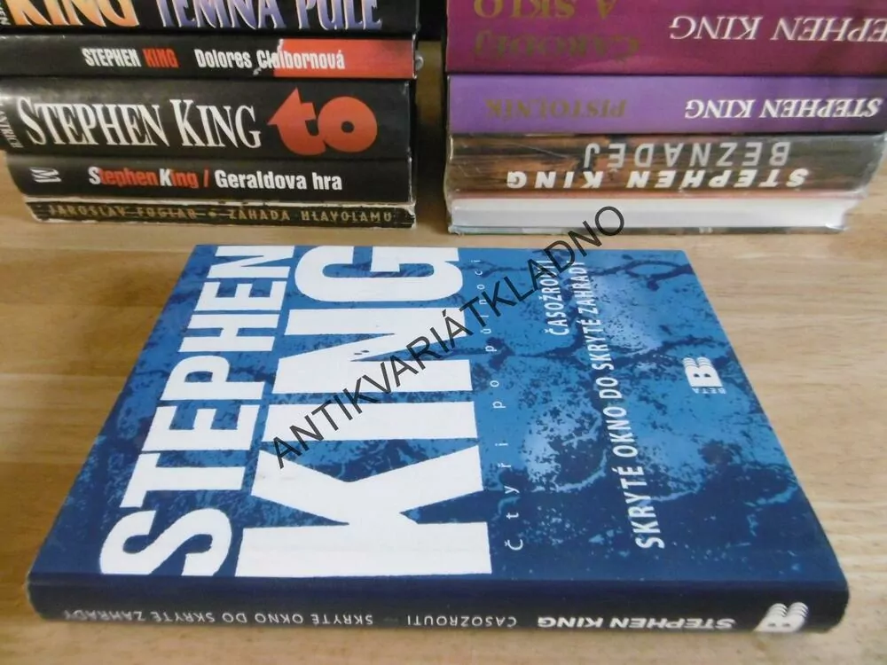 ČASOŽROUTI, SKRYTÉ OKNO DO SKRYTÉ ZAHRADY, STEPHEN KING, **an
