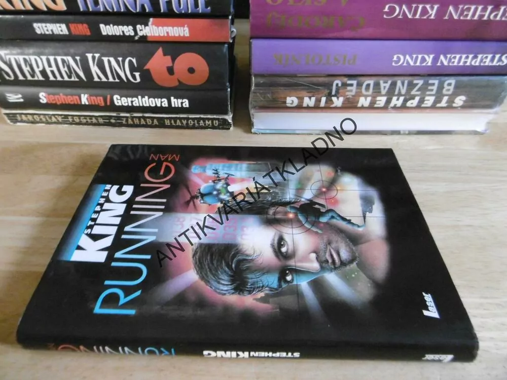 RUNNING MAN, STEPHEN KING, **an