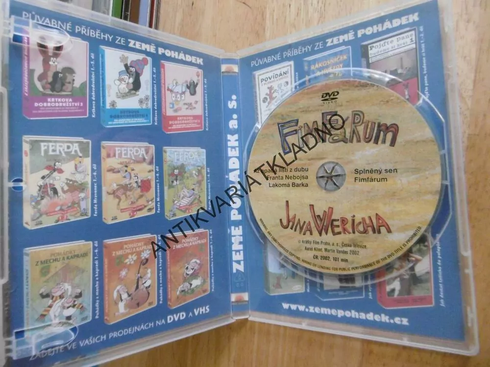 FIMFÁRUM JANA WERICHA, DVD FILM 